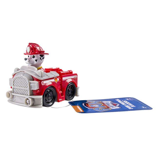 Фігурки персонажів - Рятувальний автомобіль Paw Patrol Pull-Back фігурка Маршала-пожежного (SM16605 / SM16605-2) (SM16605/SM16605-2)#3