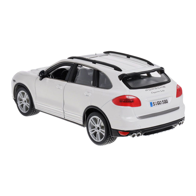 Автомоделі - Автомодель Bburago Porsche Cayenne turbo білий (18-21056 white)#3