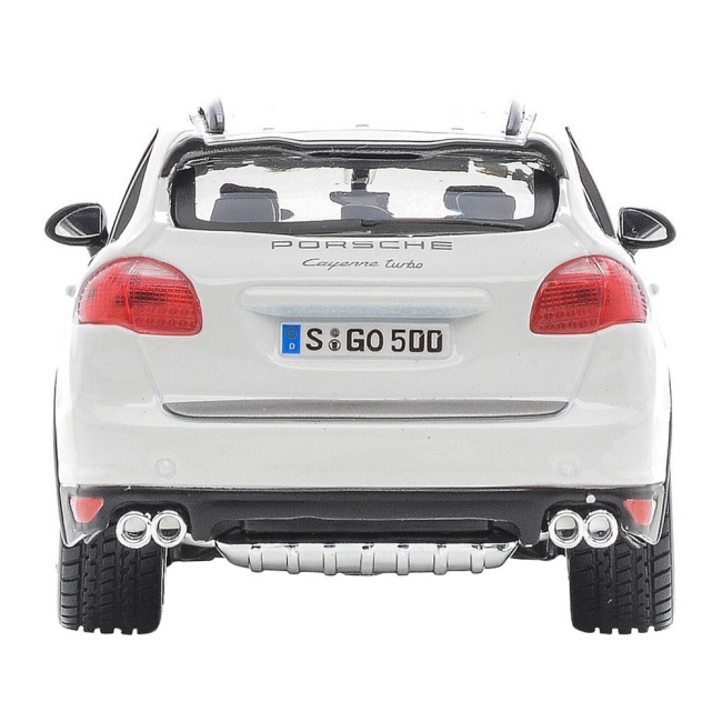 Автомоделі - Автомодель Bburago Porsche Cayenne turbo білий (18-21056 white)#4