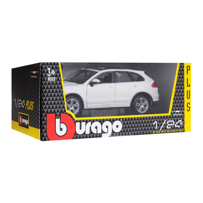 Автомоделі - Автомодель Bburago Porsche Cayenne turbo білий (18-21056 white)#5