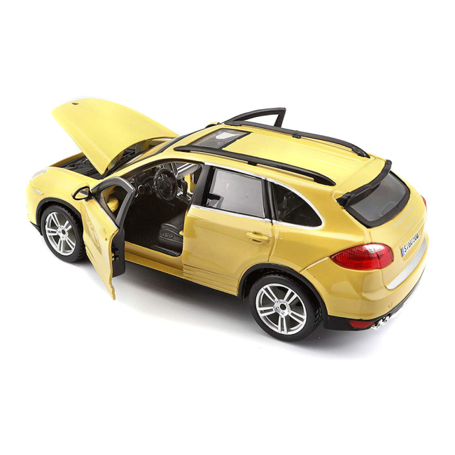 Автомодели - Автомодель Bburago Porsche Cayenne turbo желтый (18-21056 yellow)#3