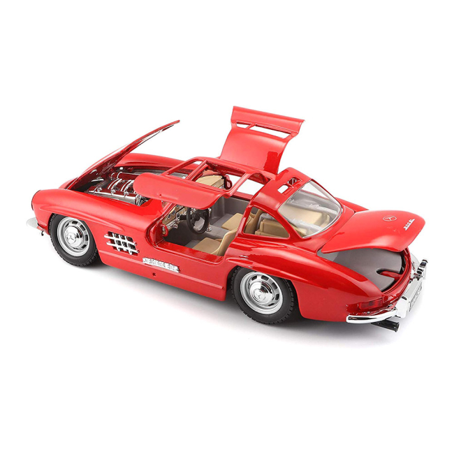 Автомоделі - Автомодель Bburago Mercedes-Benz 300 SL 1954 червона (18-22023 red)#4
