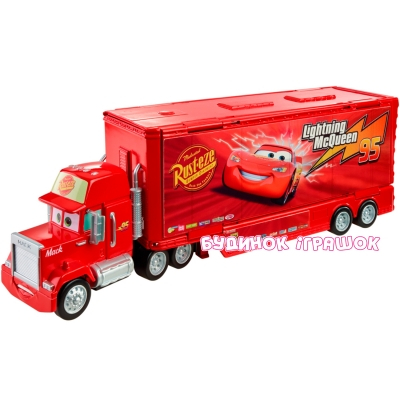 Транспорт і спецтехніка - Автомобіль Mattel CARS Дай п ять Трейлер Мак (DKV46)#2