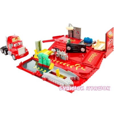 Транспорт і спецтехніка - Автомобіль Mattel CARS Дай п ять Трейлер Мак (DKV46)#4