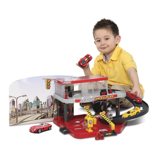 Паркинги и гаражи - Машинка Bburago Гараж Ferrari (18-31231)#5