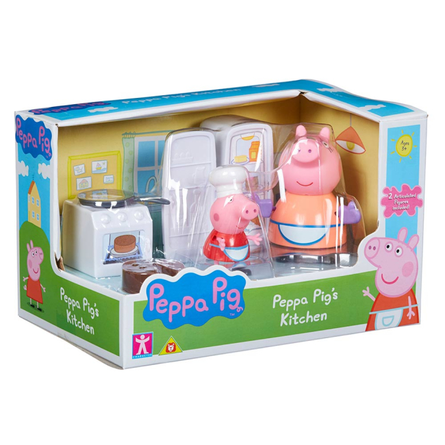 Фигурки персонажей - Игровой набор Кухня Пеппы Peppa Pig (06148)#2