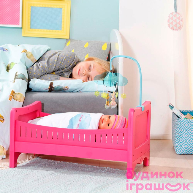 Меблі та будиночки - Інтерактивна ліжечко для ляльки Baby Born Райдужні сни (822289)#3