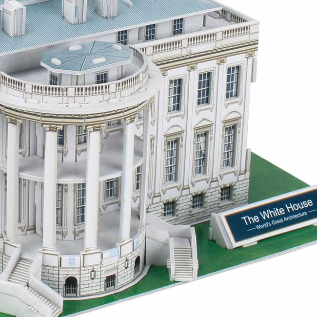 3D-пазли - Тривимірна головоломка-конструктор CubicFun Серія 2 Білий дім (C060h)#3