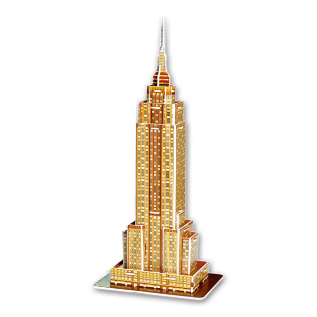 3D-пазли - Тривимірна головоломка-конструктор CubicFun Міні Емпайр-стейт-білдінг (S3003h)#2