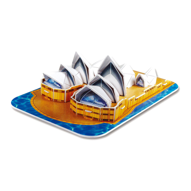 3D-пазли - Тривимірна головоломка-конструктор CubicFun Сіднейський оперний театр (S3001h)#2