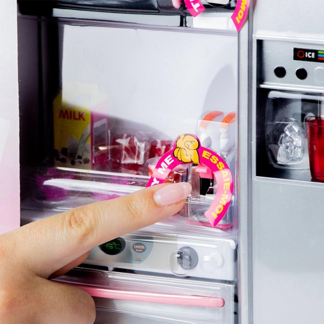 Мебель и домики - Кукольный набор Qunfeng toys Современная кухня 4 розовая (26215P)#4