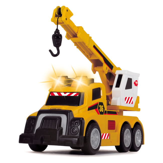 Транспорт і спецтехніка - Авто з розкладним краном зі звуковими і світловими ефектами (3302006)#2