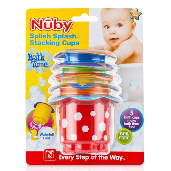 Іграшки для ванни - Ігровий набір Стаканчики для купання Nuby (6152)#2