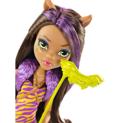 Куклы - Кукла MH серии Добро пожаловать в MONSTER HIGH Бешеная вечеринка Клодин Вульф (DNX18/DNX19)#2