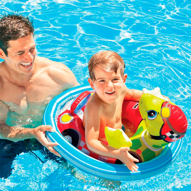 Для пляжа и плавания - ​Надувной круг INTEX Животные черепашка (59570-3)#2