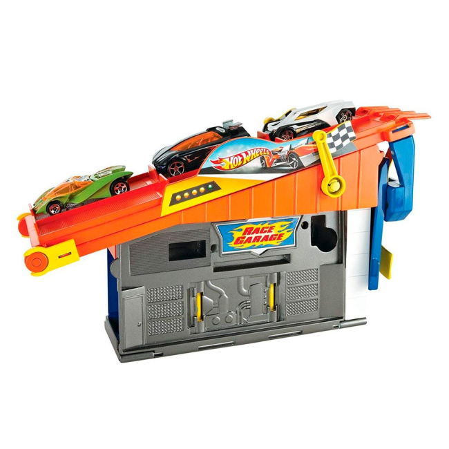 Паркинги и гаражи - Трек Hot Wheels Гонка на крыше (DRB29)#4