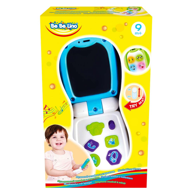 Розвивальні іграшки - Музична іграшка Bebelino Телефон з дзеркалом зі світловим ефектом (57112)#2