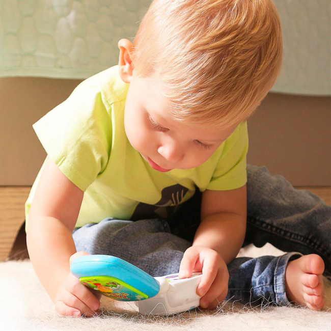 Розвивальні іграшки - Музична іграшка Bebelino Телефон з дзеркалом зі світловим ефектом (57112)#3