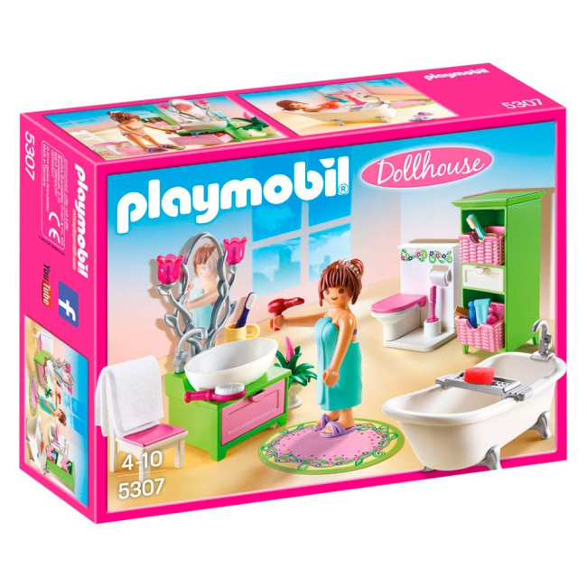Конструктори з унікальними деталями - Конструктор PLAYMOBIL Ванна кімната (5307) (4008789053077)#2