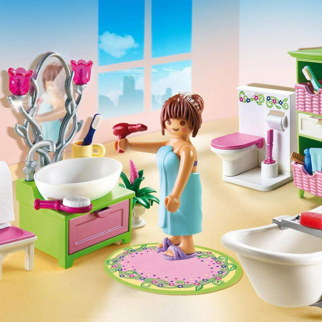 Конструктори з унікальними деталями - Конструктор PLAYMOBIL Ванна кімната (5307) (4008789053077)#3