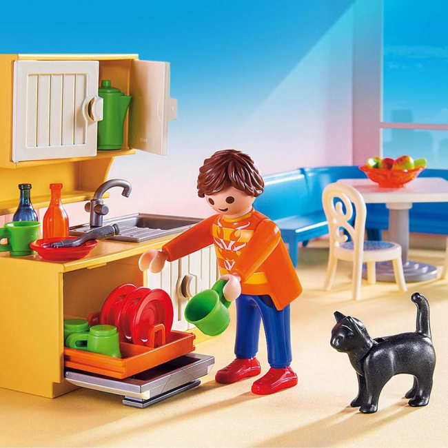 Конструктори з унікальними деталями - Конструктор PLAYMOBIL Кухня (5336) (4008789053367)#4