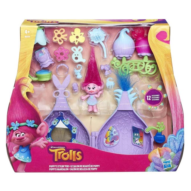 Фигурки персонажей - Игрушечный набор Салон красоты Троллей Trolls (В6559)#2