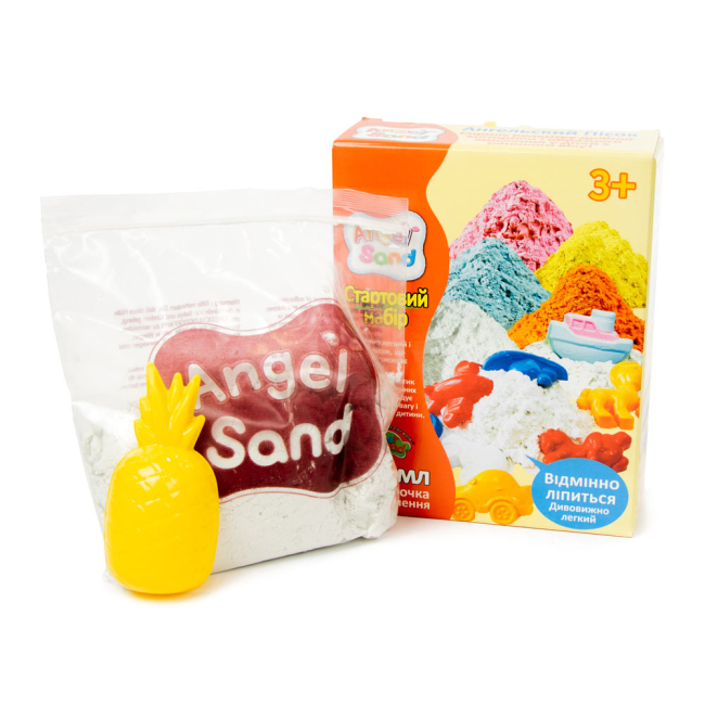 Антистрес іграшки - Стартовий набір лагідного піску Angel Sand білий (MA01511B)#2