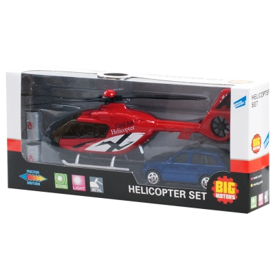 Транспорт і спецтехніка - Ігровий набір Вертоліт і машинка Big Motors (22990-81009-2)#2