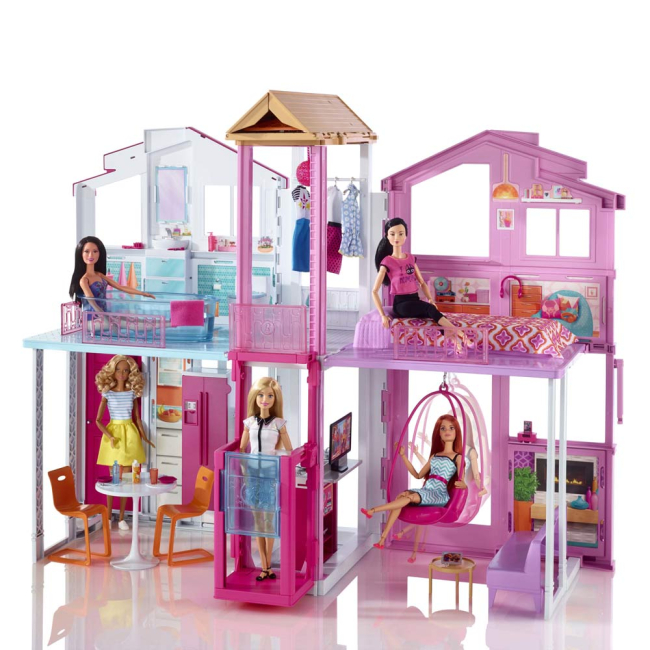 Мебель и домики - Игровой набор Городской дом Малибу Barbie (DLY32)#2