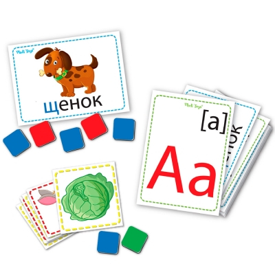 Настільні ігри - Настільна гра Гра магнітна з картками Букви і звуки Vladi Toys (VT3701-04)#3