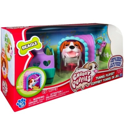 Фігурки тварин - Ігровий набір Chubby Puppies на прогулянці Гончак (SM56701-2)#2