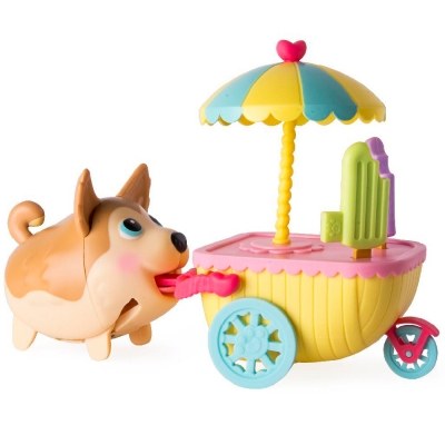 Фігурки тварин - Ігровий набір Chubby Puppies з візком з морозивом (SM56713-2)#5