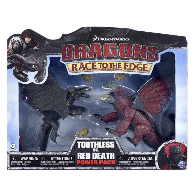 Фигурки персонажей - Набор игрушек Dragons Беззубик против Красной Смерти (SM66608)#2