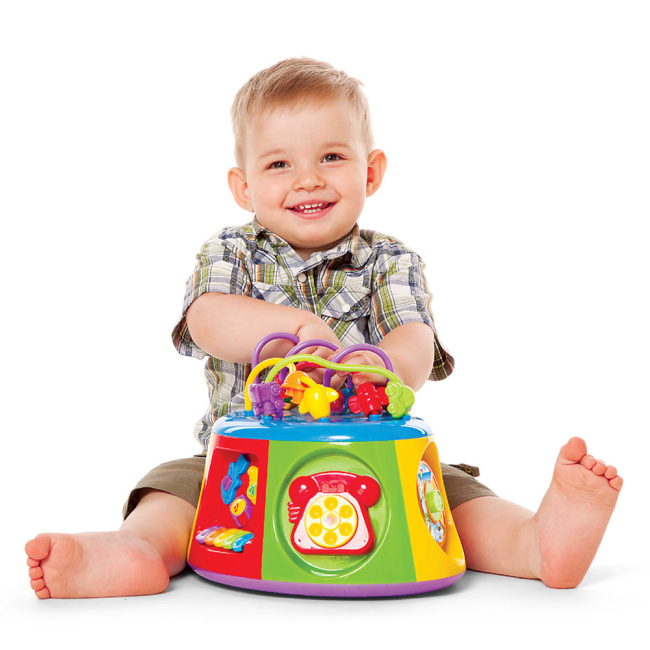 Розвивальні іграшки - Розвивальна іграшка Kiddieland Мультицентр українською мовою зі світловим ефектом (54932)#4