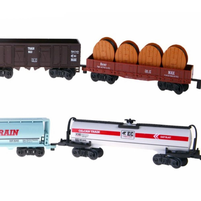 Железные дороги и поезда - Набор Big Motors Железная дорога с 9 вагонами моторизированная (19033-8)#2