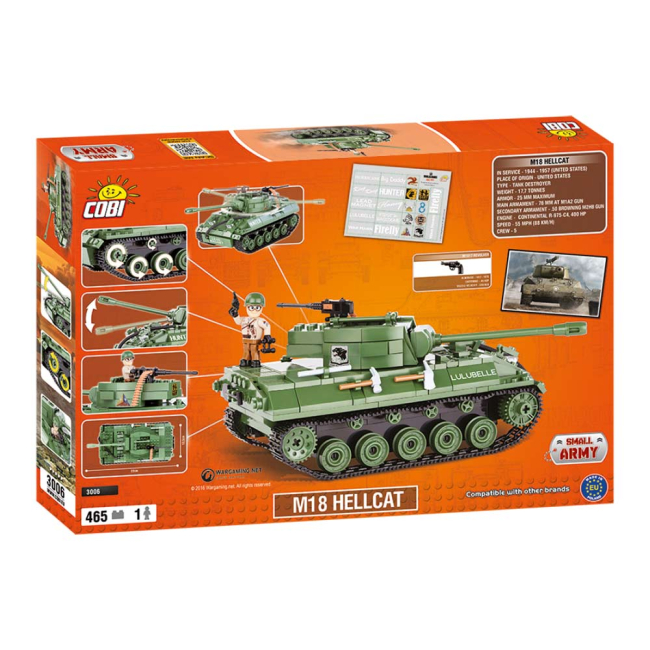 Конструкторы с уникальными деталями - Конструктор COBI Word Of Tanks САУ М18 Хеллкет (COBI-3006)#2