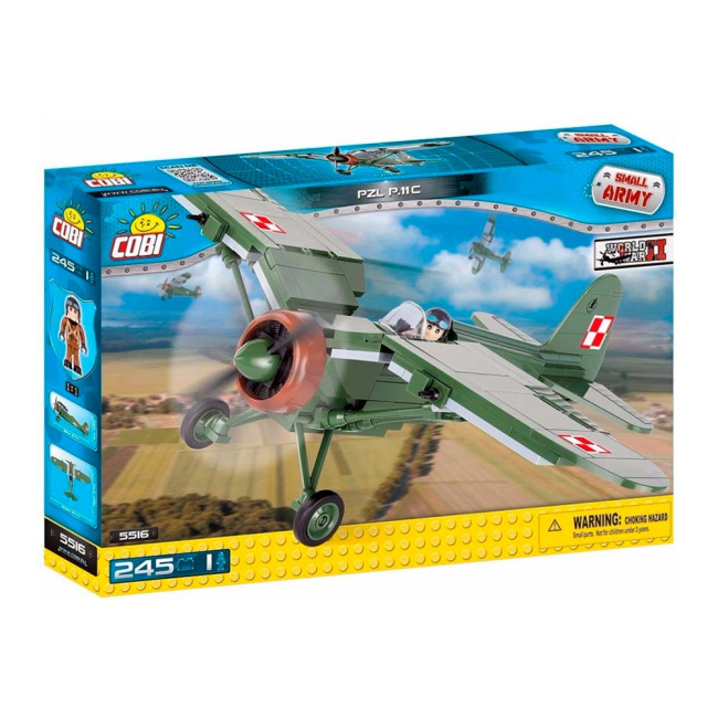 Конструктори з унікальними деталями - Конструктор COBI Літак PZL P11C (COBI-5516)#2