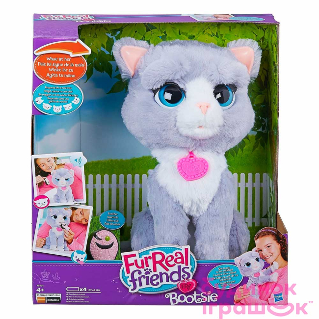 М'які тварини - Інтерактивний кошеня FurReal Friends Бутси (B5936)#4