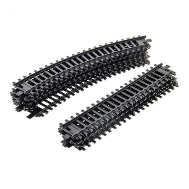 Железные дороги и поезда - Игровой набор Fenfa Пассажирский поезд 3 вагона с эффектами (1601A-4B)#3