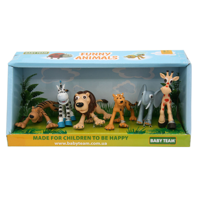 Фигурки животных - Набор фигурок BABY TEAM Сафари (8830)#2