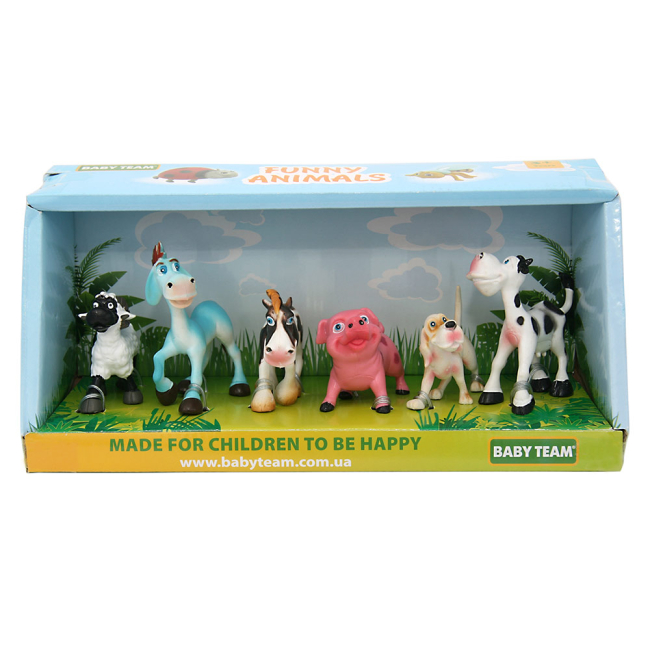 Фігурки тварин - Набір фігурок BABY TEAM Ферма (8831)#2