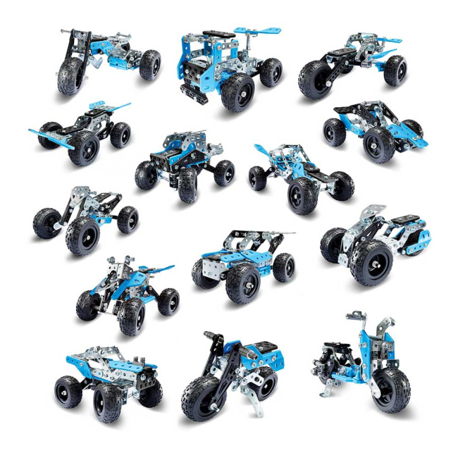 Конструктори з унікальними деталями - Іграшка конструктор 242 деталей Meccano 15 моделей (6028580)#2