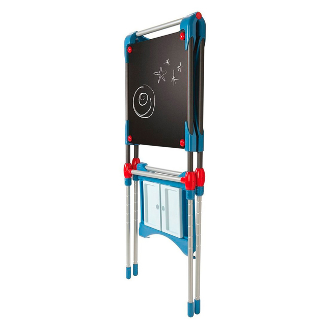 Детская мебель - Набор для рисования двусторонний Blue Smoby металлический (410202)#2