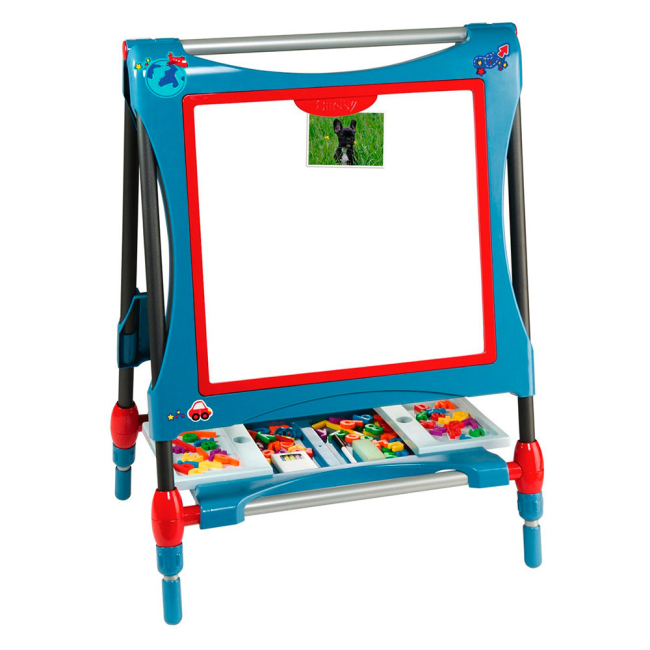 Детская мебель - Набор для рисования двусторонний Blue Smoby металлический (410202)#3