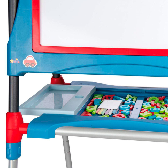Детская мебель - Набор для рисования двусторонний Blue Smoby металлический (410202)#4