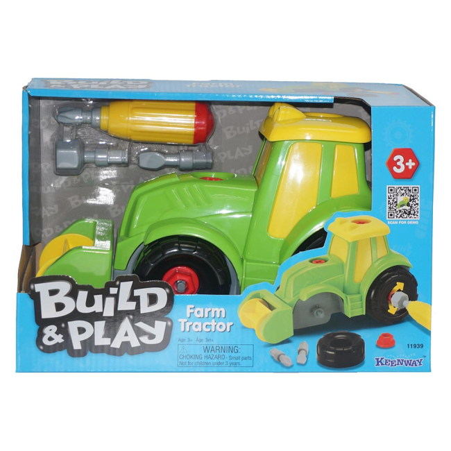 Конструктори з унікальними деталями - Конструктор Трактор Строй і грай Keenway (K11939) (2001363)#2