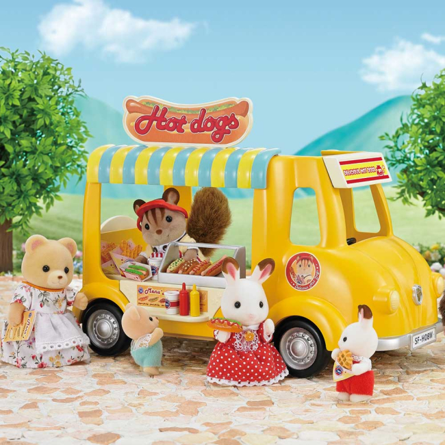Фігурки тварин - Ігровий набір Фургон з хотдогами Sylvanian Families (5240)#4