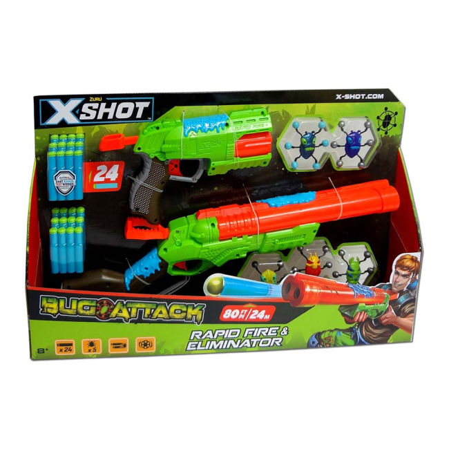 Помповое оружие - Бластер X -Shot 100 Pieces Clip Value Pack (4804)#5