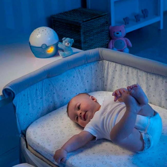 Ночники, проекторы - Игрушка-проектор Chicco Next 2 Stars голубая со звуковым эффектом (07647.20)#3