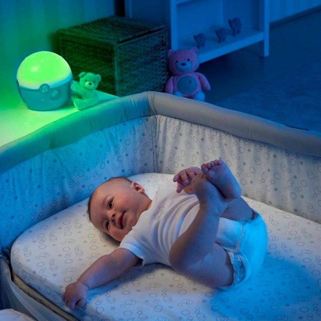 Ночники, проекторы - Игрушка-проектор Chicco Next 2 Stars голубая со звуковым эффектом (07647.20)#4